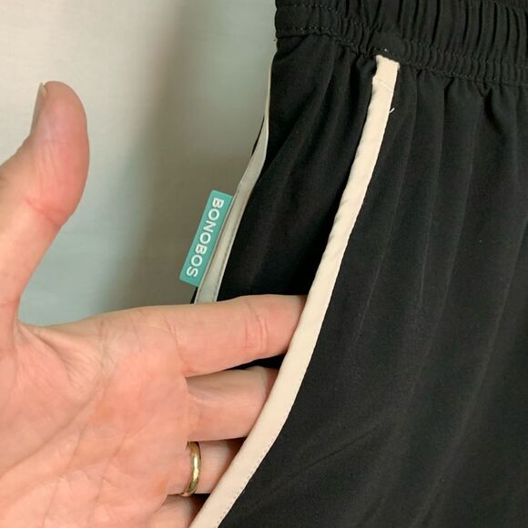 Bonobos Throwback Black with White Trim Swim Trunks Size XS - Picture 5 of 15